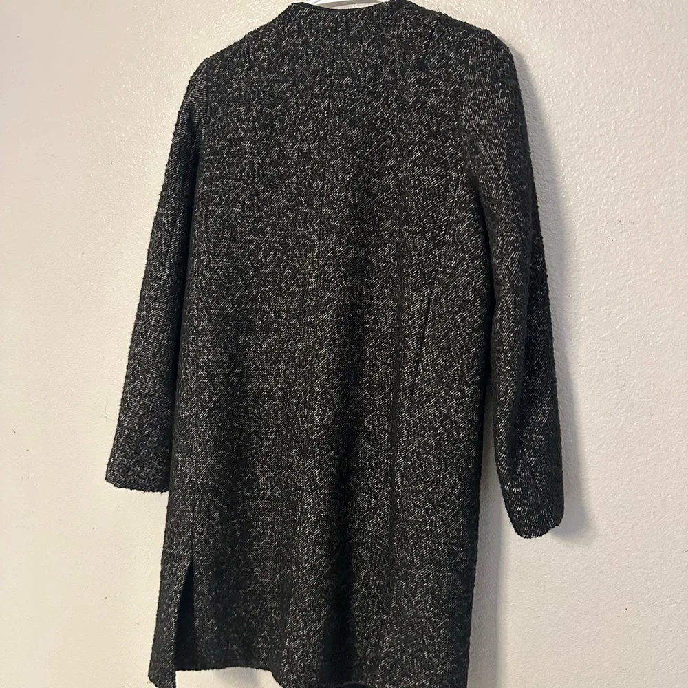 H&M Textured Black Trench Coat - Picture 11 of 12